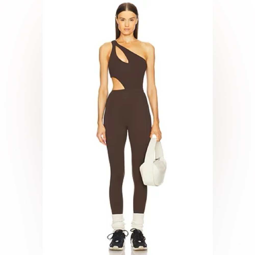 NWT GIGI C Rory Jumpsuit Chocolate